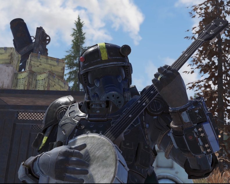 If you see it, do it! (Or don’t)

Pronouns: Enclave Infantry 
Height: 5’9
Shoe size: Surplus combat boots
Zodiac: the killer?
Smoke Pot: What are you an MP?!
Tattoos: Unit insignia Tattoo
Piercings: Not regulation 
Color: Jet Black
Fav Drink: Crawfish Family Moonshine