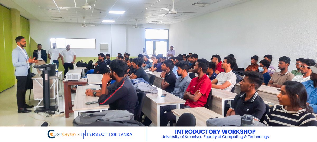 IntersectSriL's tweet image. Highlights from our Introductory workshop session at the University of Kelaniya! The passion and enthusiasm for learning were contagious. Excited to see these students join @IntersectSriL and take active roles at @IntersectMBO to build #Cardano! 💡 #SriLanka #IntersectMBO
