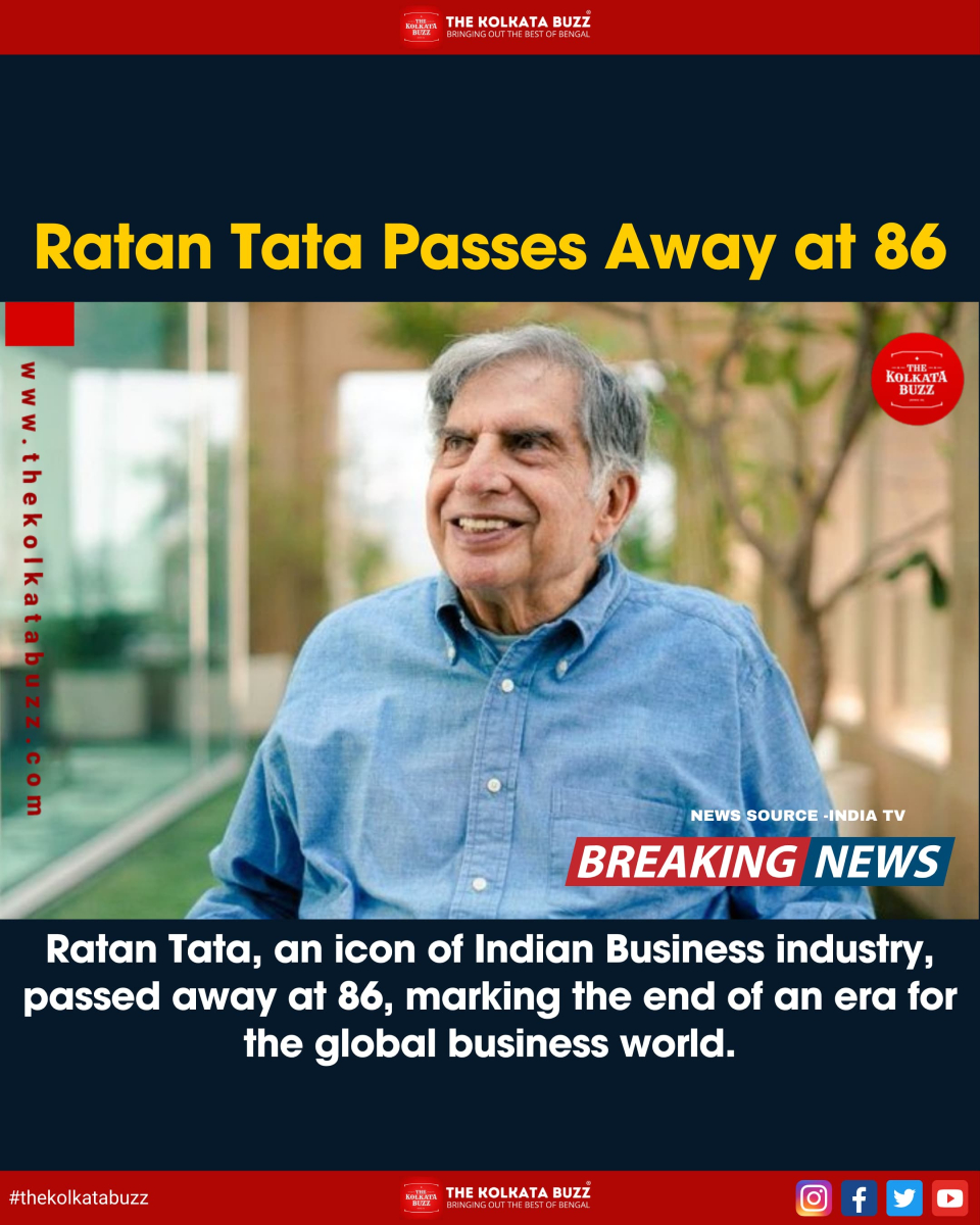 The Kolkata Buzz (@thekolkatabuzz) on Twitter photo Ratan Tata, visionary industrialist and philanthropist, passes away at 86, leaving behind a legacy of leadership, innovation, and compassion
.
.
Keep following <a href="/thekolkatabuzz/">The Kolkata Buzz</a> for more news updates
.
.
.
#thekolkatabuzz #news #viral #explore Ratan Tata, visionary industrialist and philanthropist, passes away at 86, leaving behind a legacy of leadership, innovation, and compassion
.
.
Keep following <a href="/thekolkatabuzz/">The Kolkata Buzz</a> for more news updates
.
.
.
#thekolkatabuzz #news #viral #explore