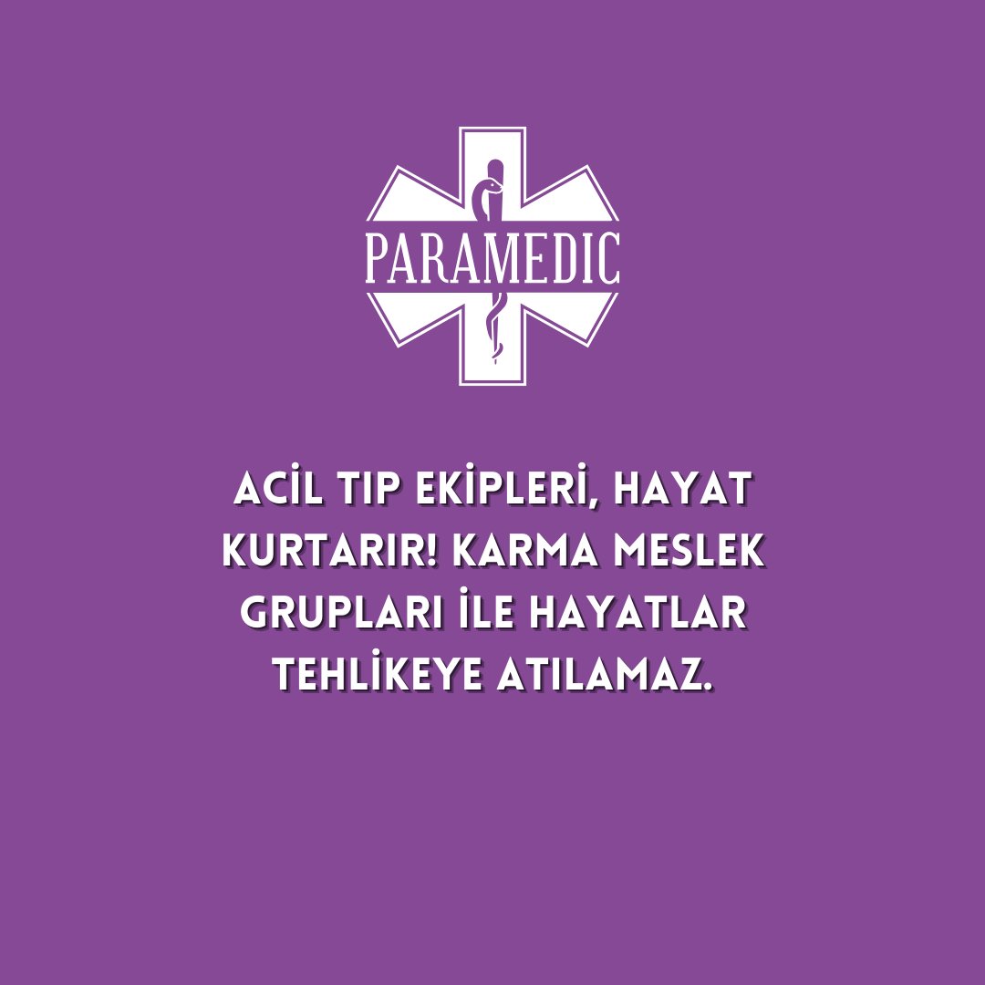 Paramedikler 10 BİN ATAMA BEKLİYOR <a href="/drmemisoglu/">Prof. Dr. Kemal Memişoğlu</a> #ParamedikÇokAtamaYok