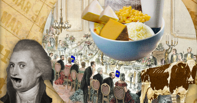 "While visiting France [Jefferson] fell in love with many of the pasta dishes he had been served. He even brought a pasta machine back with him and first served Mac-and-Cheese at a state dinner in 1802."

Thomas Jefferson is responsible for Kraft Dinner

forbes.com/sites/brianrob…