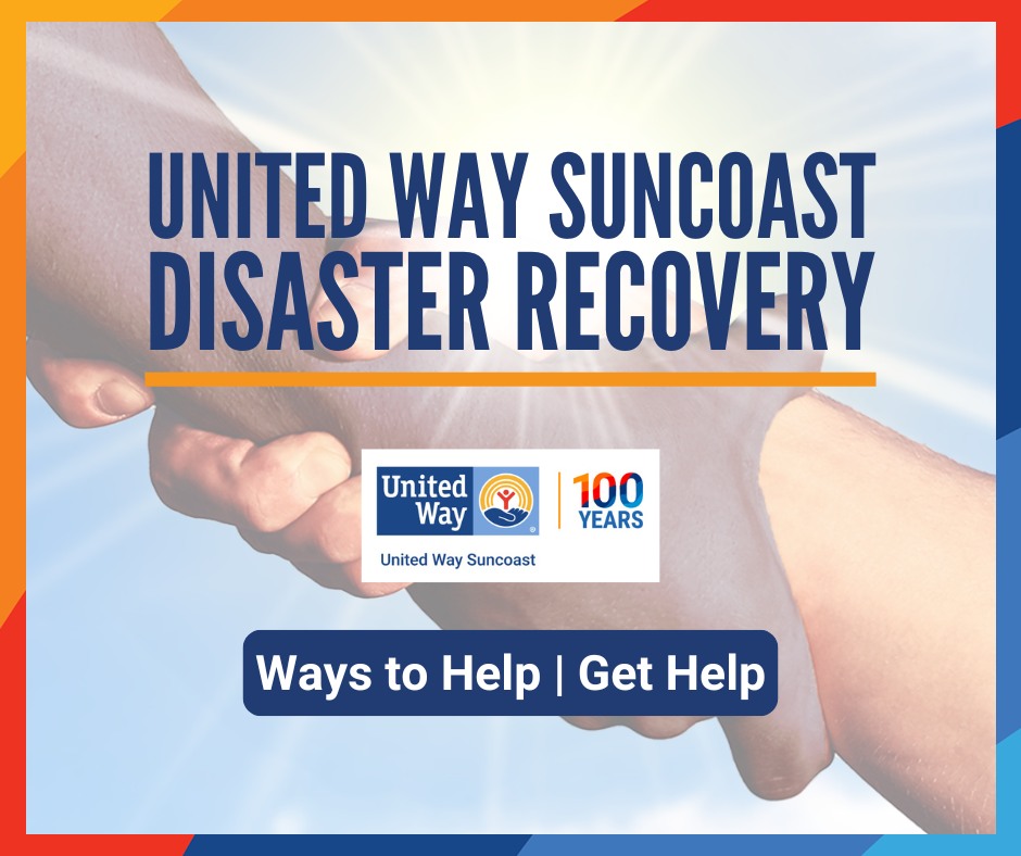 unitedwayknox's tweet photo. Our friends at @UWSuncoast are recovering from Hurricane Helene and preparing for potential damage from Hurricane Milton. They are working with nonprofit partners and directly with community members to help. Support their disaster recovery today ➡️ https://t.co/6YJAg8Devd https://t.co/SEZPqwNrVQ