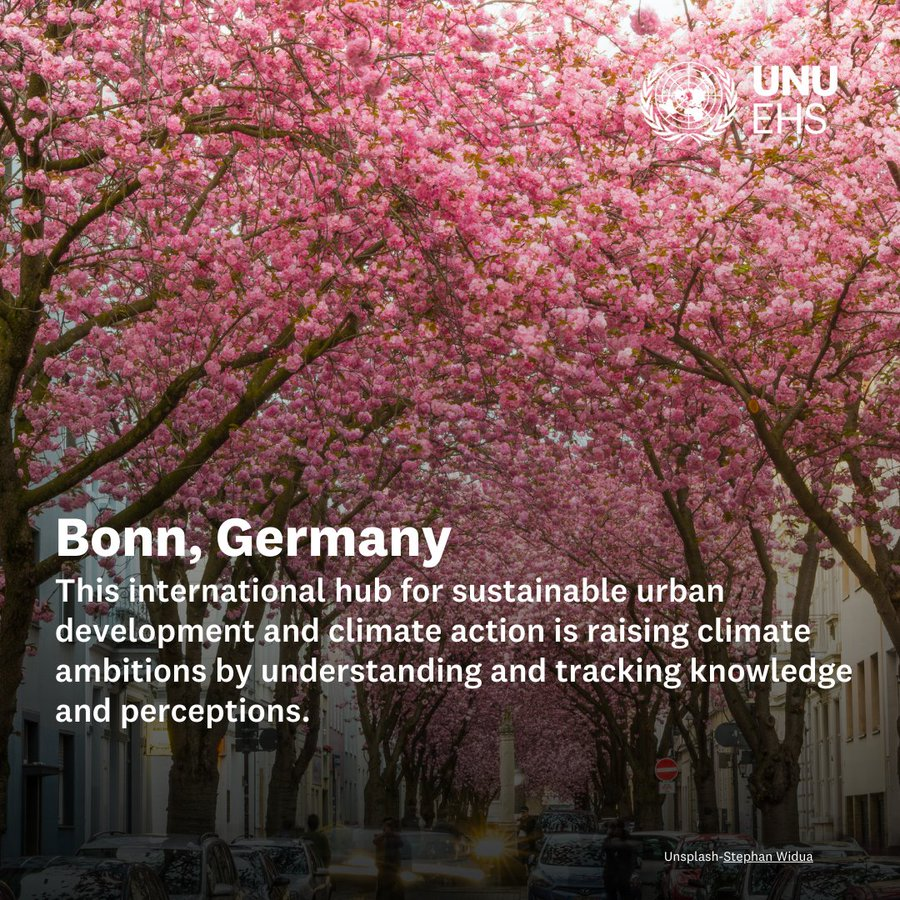 UN Biodiversity (@unbiodiversity) on Twitter photo #DYK that Bonn 🇩🇪 is an international hub for sustainable urban development & climate action?
This city is aiming for climate neutrality by 2035!
Check out 5⃣ cities leading the way in resilience, sustainability & inclusivity: unu.edu/ehs/article/5-…
via <a href="/UNUEHS/">UN University - EHS</a> #DYK that Bonn 🇩🇪 is an international hub for sustainable urban development & climate action?
This city is aiming for climate neutrality by 2035!
Check out 5⃣ cities leading the way in resilience, sustainability & inclusivity: unu.edu/ehs/article/5-…
via <a href="/UNUEHS/">UN University - EHS</a>