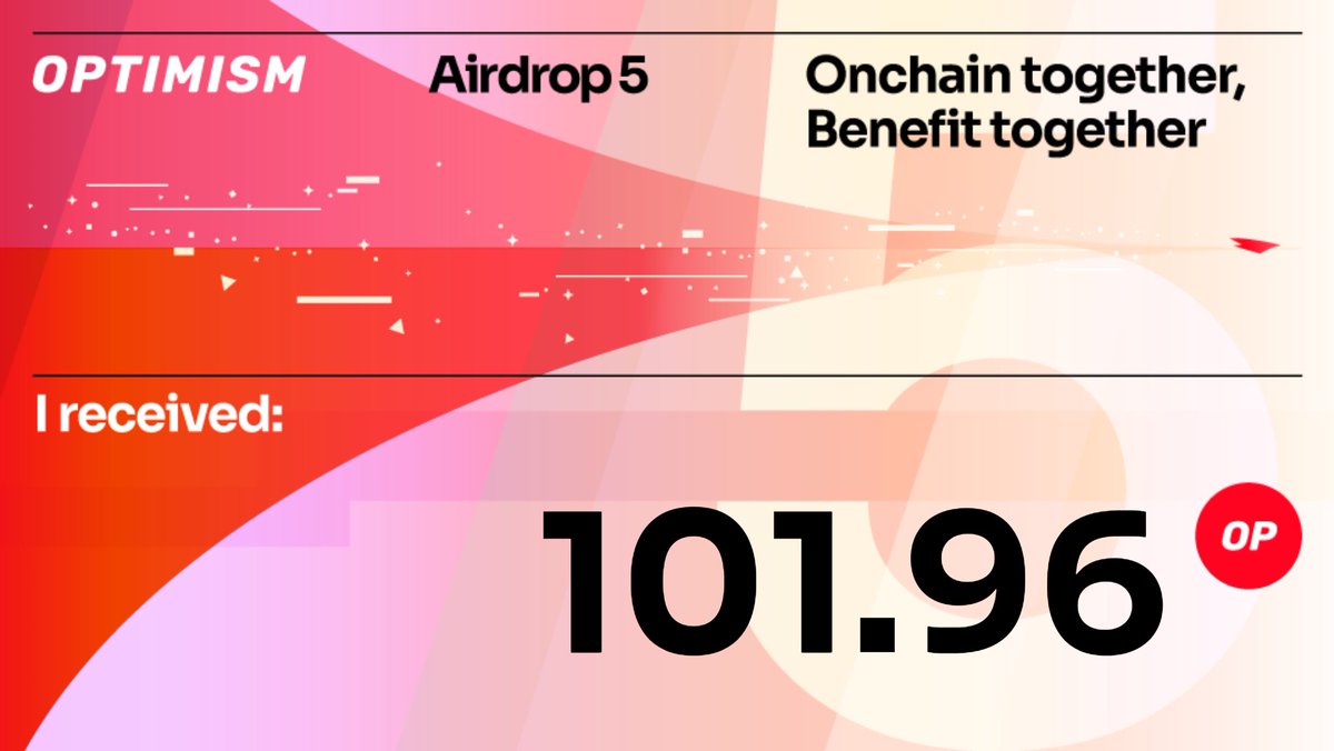 CryptoBond0079's tweet image. @Optimism Thanks for this lovely reward 😘 ❤️ 
You are best #Layer2Solution 👌