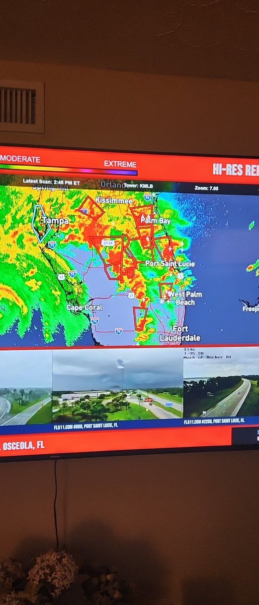 kevinboneill's tweet photo. 14 Active Tornado warnings.  everywhere around us including one headed right at us. Pray for everyones safety https://t.co/d03E2Erx6i