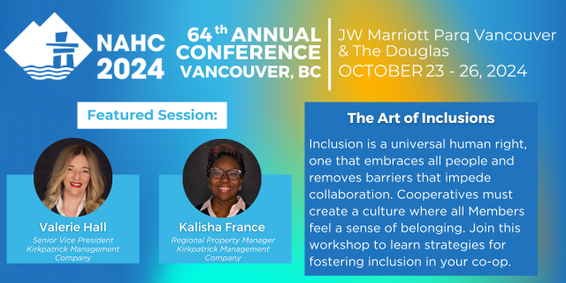 📢The NAHC's 64th Annual Conference is NEXT WEEK! Register online now to join us next week in Vancouver, BC! ✈

Catch this session from <a href="/kirkpatrickmgm1/">kirkpatrickmanagementco.</a> and more when you attend #NAHC24!

🔗 coophousing.org/annual-confere…

#NAHC #CooperativeHousing #CoopHousing #CooperativeConference