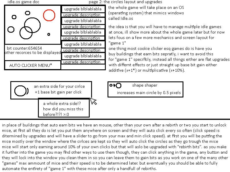 FlavorlessJam's tweet photo. @orteil42 hey you, I was just curious, I’m starting to put in work on my idle game idea and my written plans for the game are looking like this, what was yours like and if you’d be comfortable would you show them off? https://t.co/mLuh63c9WT