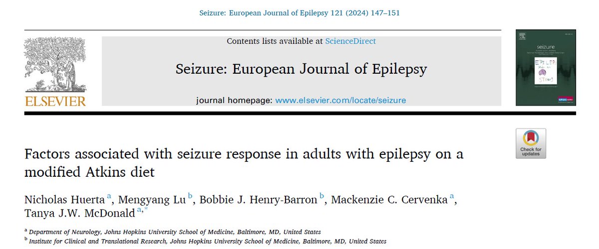 Johns Hopkins Epilepsy Center (@hopkinsepilepsy) on Twitter photo A new study in <a href="/SeizureJournal/">Seizure Journal</a> validating the continued use of a modified #Atkins diet (#MAD) for seizure management in adults with generalized #epilepsy & highlights potential mechanisms of clinical response involving lipoprotein & energy metabolism tinyurl.com/ymfjs9pk A new study in <a href="/SeizureJournal/">Seizure Journal</a> validating the continued use of a modified #Atkins diet (#MAD) for seizure management in adults with generalized #epilepsy & highlights potential mechanisms of clinical response involving lipoprotein & energy metabolism tinyurl.com/ymfjs9pk