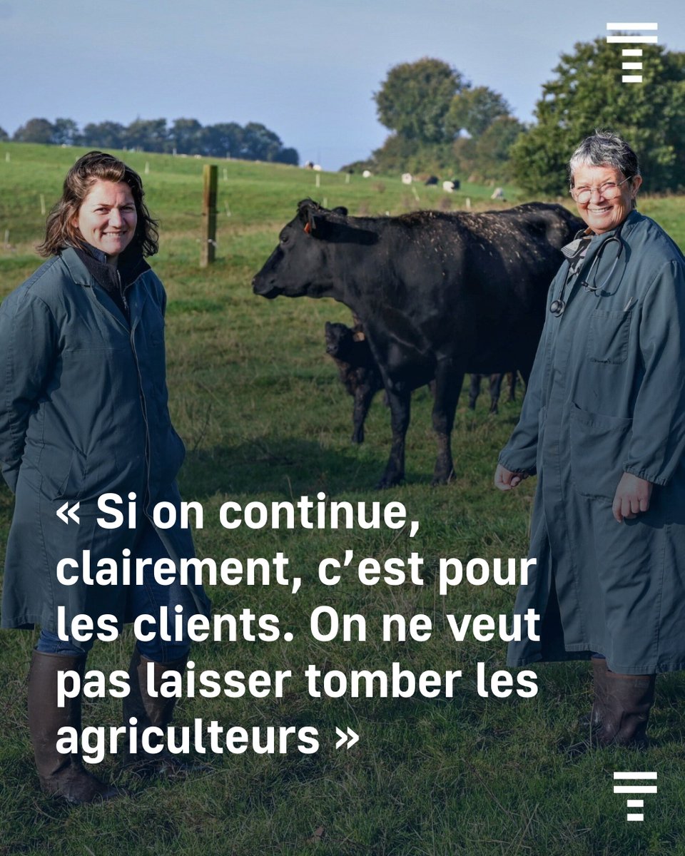 Anne-Hélène et Marine Le Cossec comptent parmi les dernières vétérinaires rurales de Cornouaille.

Un métier rare que mère et fille exercent autant par passion que par devoir, dans un monde agricole en plein changement.

📸 go.letelegramme.fr/WkW7