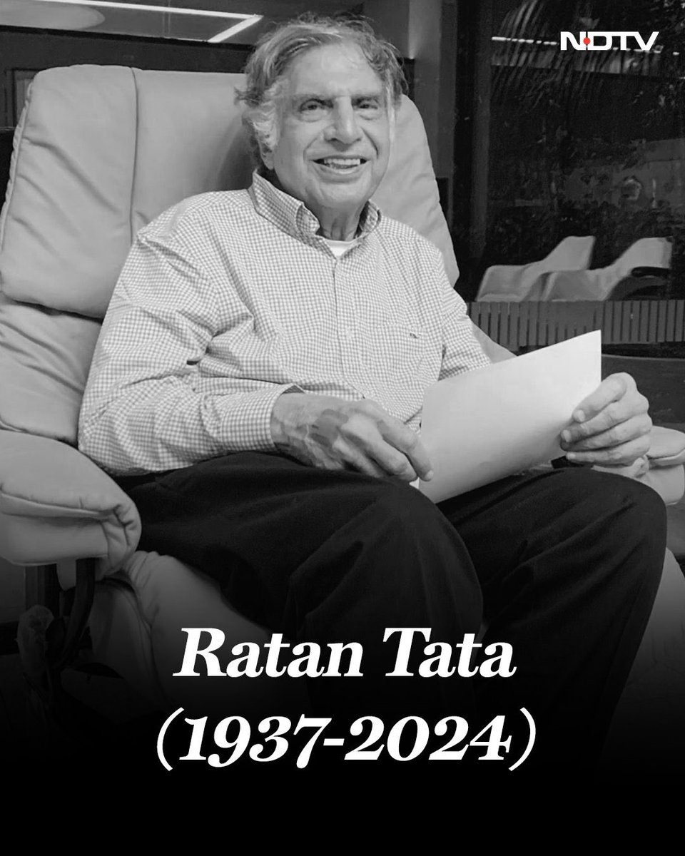 The legend is no longer with us #RatanTata passed away. RIP 🌺🌺