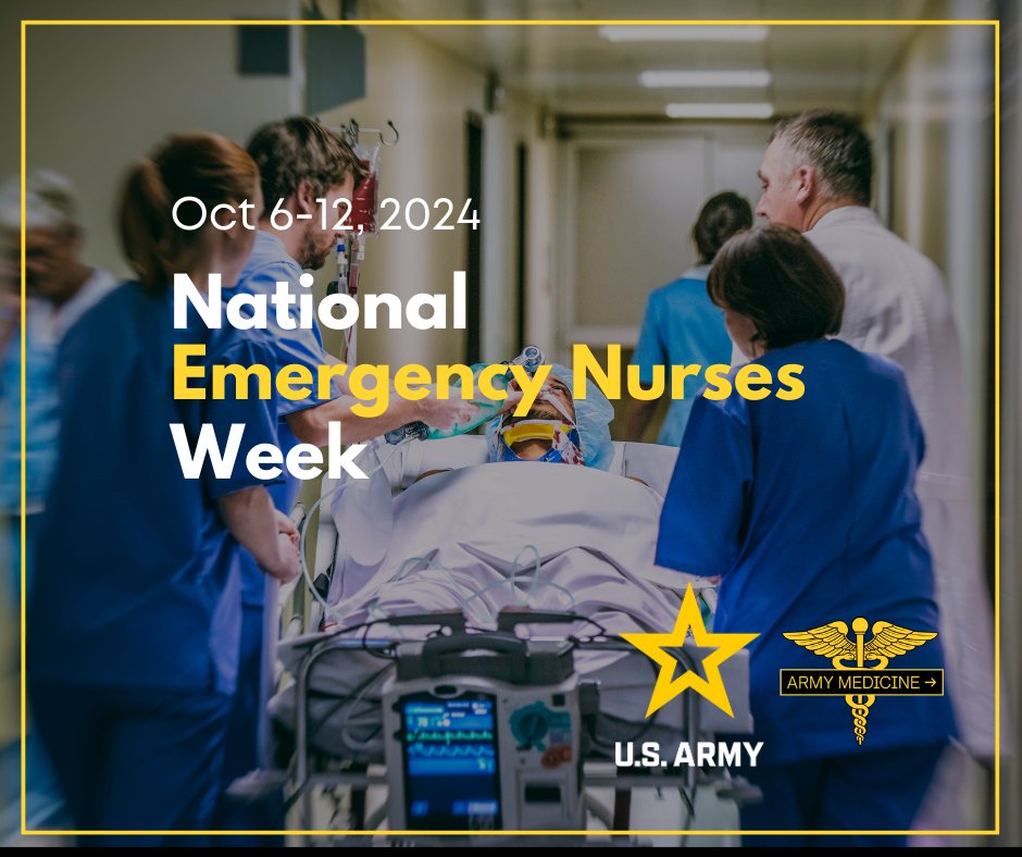 6thMRB's tweet image. It's National Emergency Nurses Week!
Thank you for your service and commitment to our soldiers' health and well-being. DM or call 702-580-9528 to connect with a recruiter about an opportunity in Army medicine!

#EmergencyNursesWeek #ERNurses  #HealthcareHeroes #ArmyMedicine