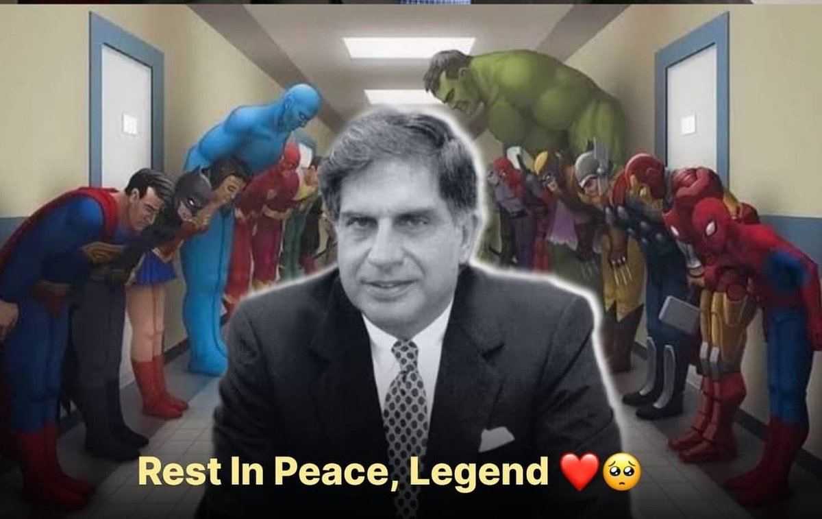Voiceofhindus's tweet photo. @TataCompanies Om Shanti Ratan Tata Ji 💔 https://t.co/45qkkut4aF