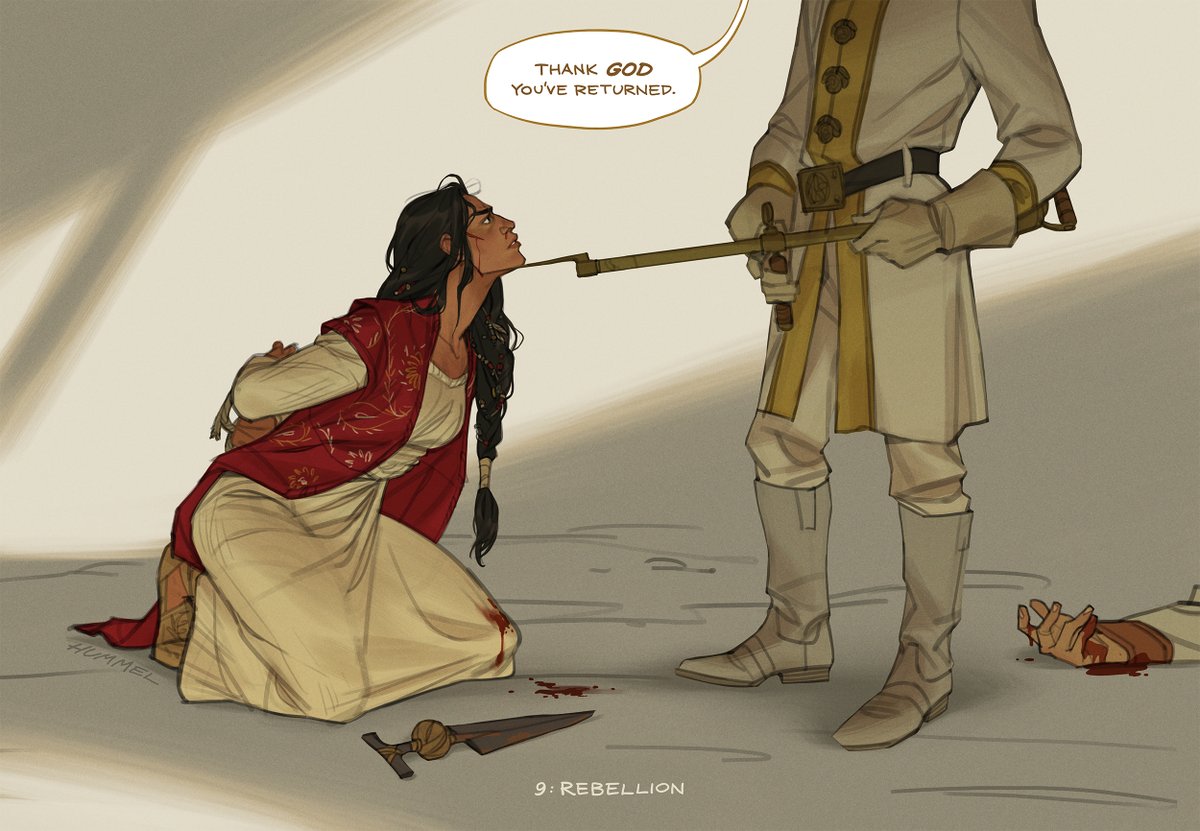"I have her!

...I lost a few men in the process, but I would have gladly paid a hundred times that number for such a prize."

#MYSTober day 9: Rebellion.