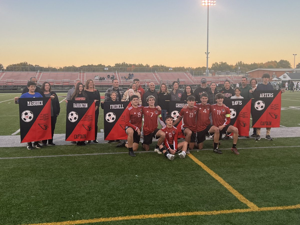 Canfield Boys Soccer beats ASVSM 6-0 on Senior Night