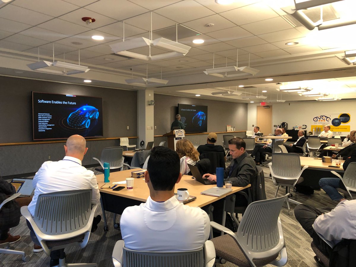 rti_software's tweet image. @RTIStan and @RajiveJoshi took the stage at #AVCC2024! Topics were focused around building zonal, data-oriented software system architectures and the latest trends in autonomy. Thanks to the @AVCConsortium for having us. #AutonomousVehicles #RTIConnext