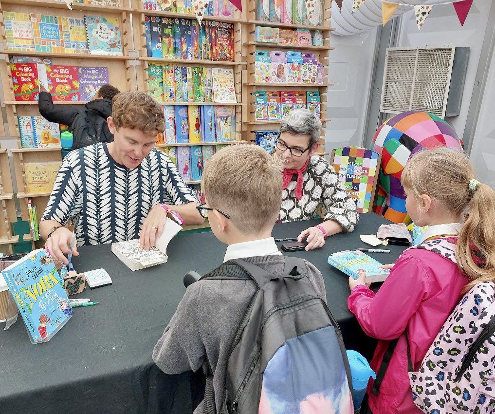 HighnamAcademy's tweet photo. Year 3 and year 6 had their turn today at the Cheltenham Literature Festival. The children loved meeting more inspiring authors. A big thank you to our amazing PTA for helping to make this experience possible! https://t.co/jiC9icK0tF
