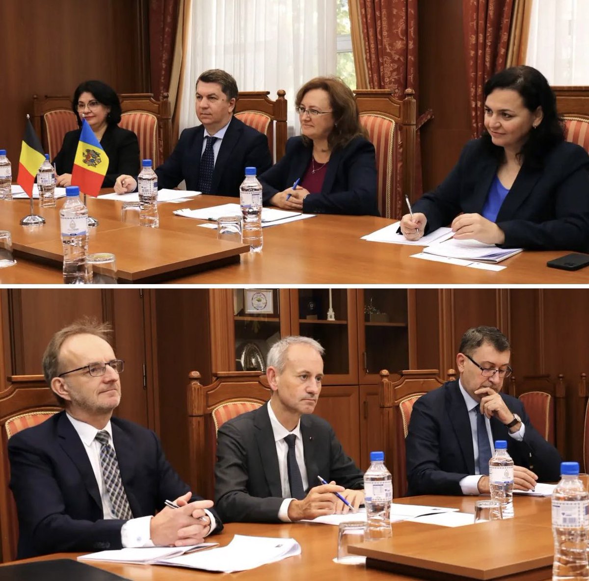 Fruitful bilateral 🇲🇩🇧🇪consultations today in Chişinău. We discussed bilateral relations, Moldova’s 🇪🇺 integration process, the impact of Russia’s aggression against Ukraine, destabilising hybrid threats and disinformation. 🙏 State Secretary Perebinos for the warm welcome.