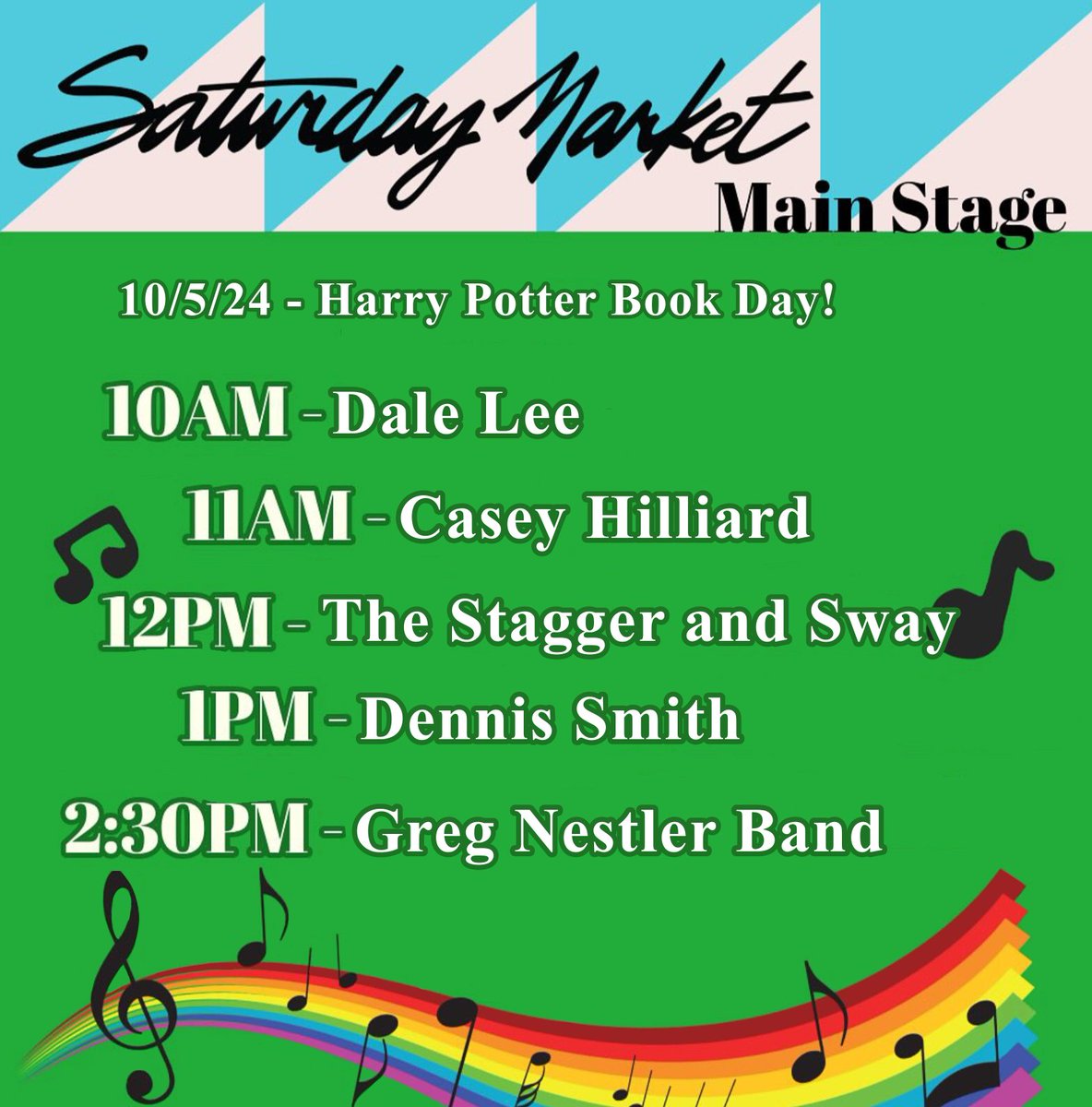 🎶 Join us this Saturday at the Eugene Saturday Market for a delightful lineup of live music! 🎸🎤 Don’t miss out on a day filled with tunes, food, and local art.

📍The Park Blocks near 8th Ave. &amp; Oak St.
🌧️ Rain or Shines 🌞

#eugenesaturdaymarket #saturdaymarket #mainstage