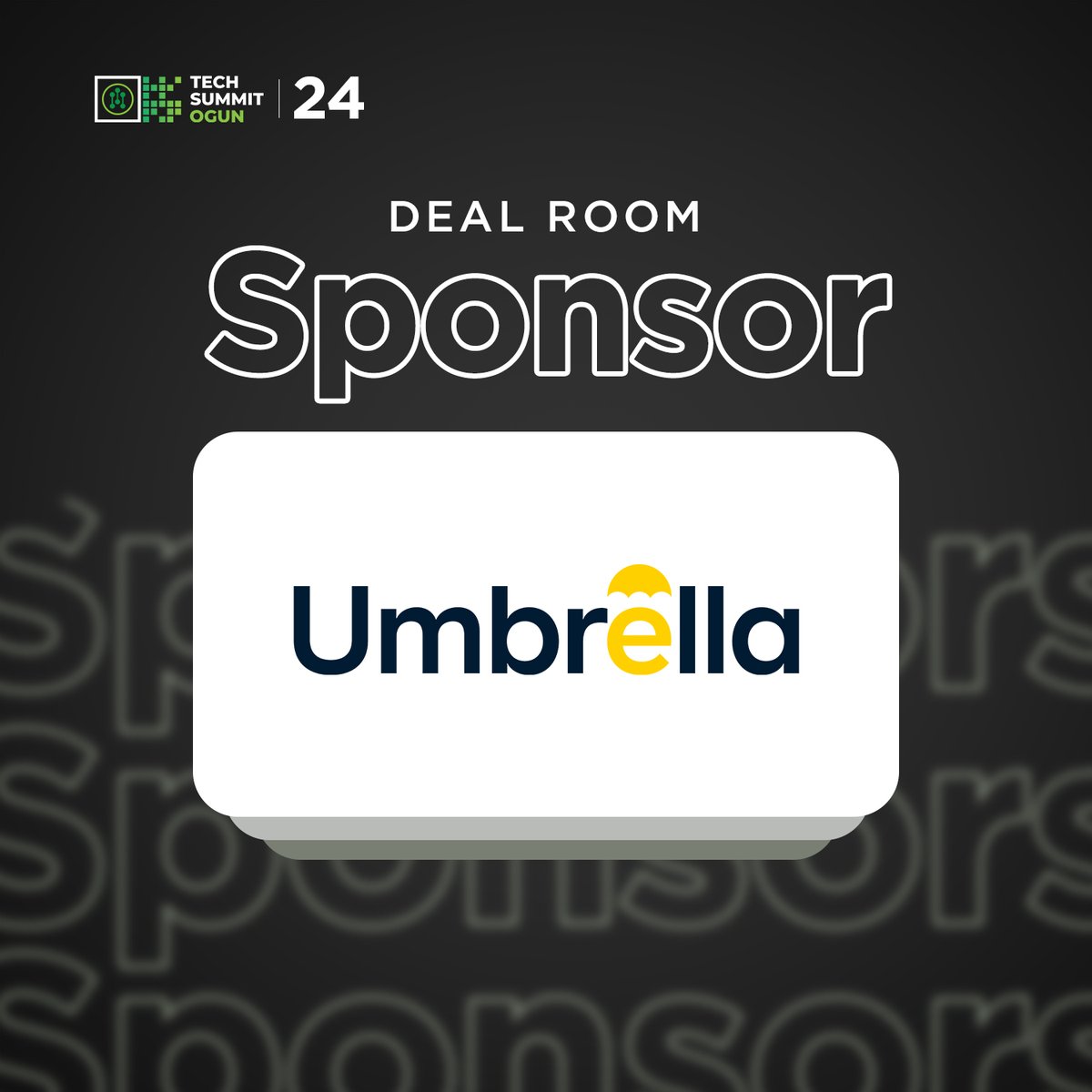 Meet <a href="/useumbrellainc/">Umbrella</a>, a Sponsor of The Deal Room by <a href="/thebildar/">Bildar</a>.

At the #TSO24, they will be collaborating to ensure that startups owners, founders and investors enjoy and have a seamless experience.

Register for Day 2 now at lu.ma/hs33zl0d!
#AgeofDisruption