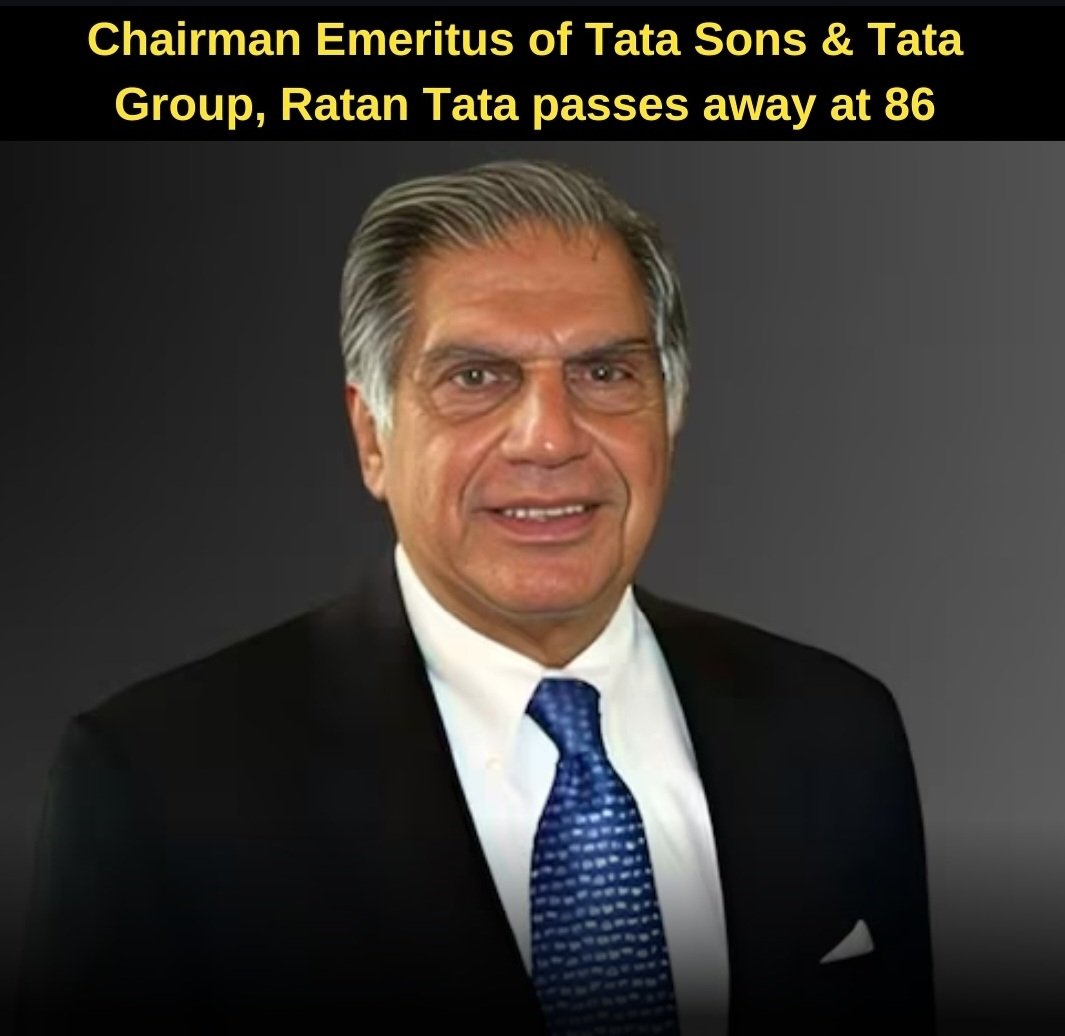 May his divine soul Rest in peace 🙏

#RatanTata #TataSons