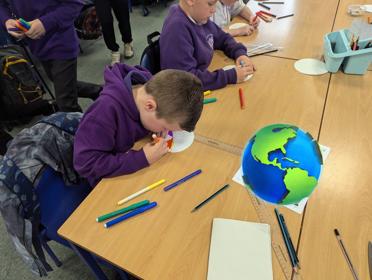 BPSDrParnell's tweet photo. Today we began to make rainbow spinners. When we finish them, we will be able to see how applying greater force and speed to our rainbow spinner can mix all the different wavelengths of coloured light together, creating white light. #BPSIDL https://t.co/Cfqwk6sFfg