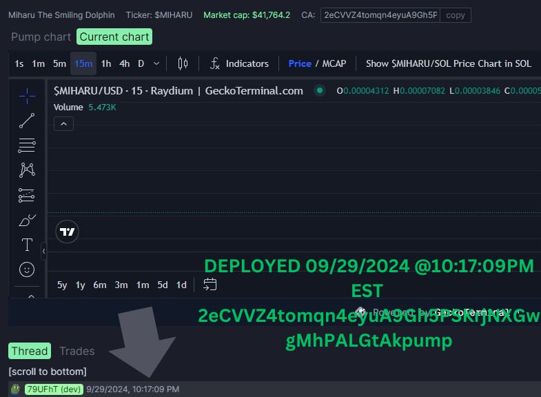 ogmiharusol's tweet photo. Proof that:
2eCVVZ4tomqn4eyuA9Gh5PSKrjNXGwgMhPALGtAkpump

is the first $miharu deployed on pump fun.

2eCVVZ4tomqn4eyuA9Gh5PSKrjNXGwgMhPALGtAkpump was deployed 10 days prior to the current runner and about 1 hour prior to the next closet one. time stamps are shared in the images https://t.co/JCs6I2I6FW