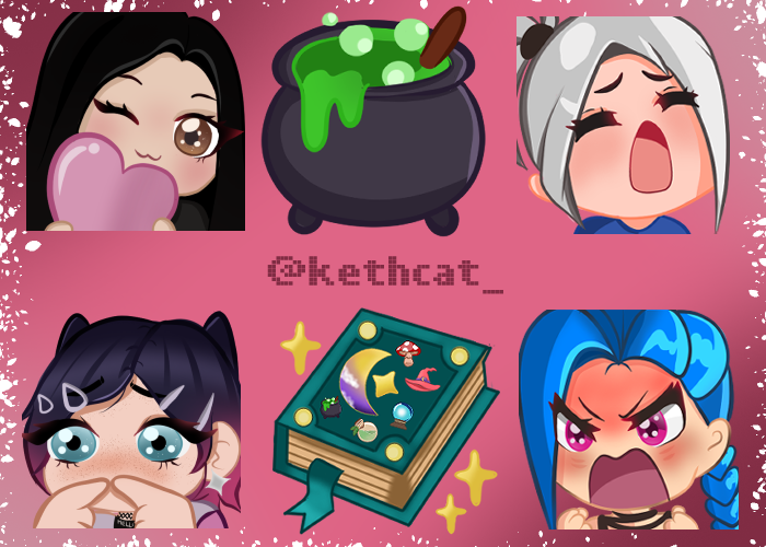 kethcatcat's tweet photo. 🔮 Voltei com as encomendas de badge/emotes. (não faço emotes animados.)

💎 Esse são alguns exemplos do meu trabalho, se alguém tiver interesse por favor me chama na DM (aqui ou no insta, como preferir)

RT é muito bem vindo. https://t.co/1fkmNmToZ5