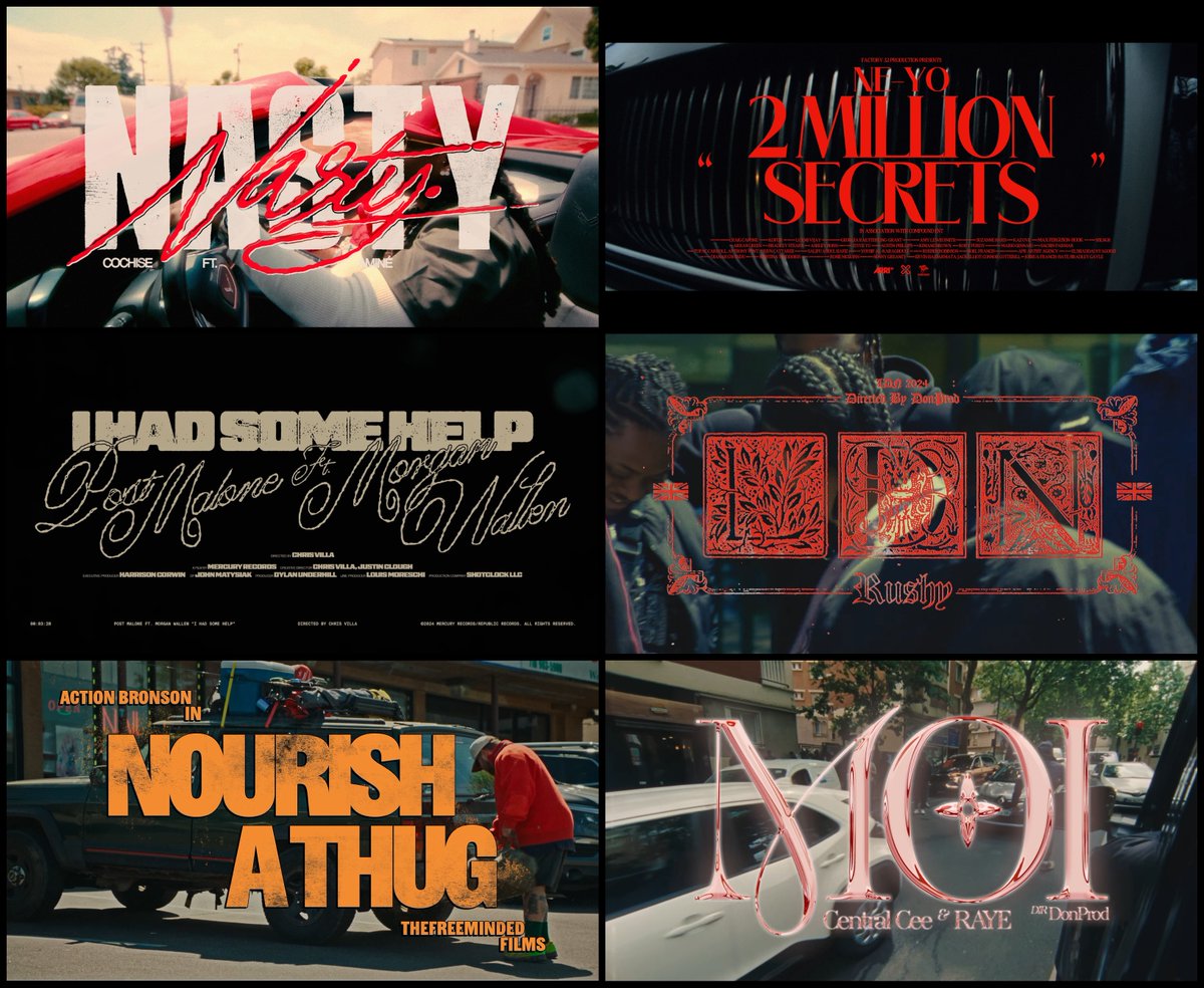 my commissions for music video titles are open.

here's some of my work:
