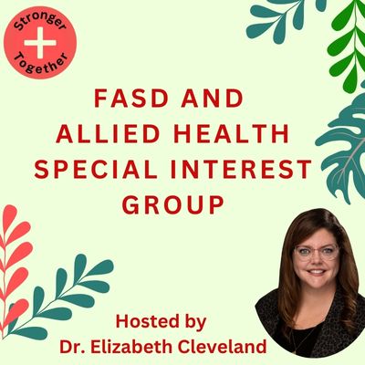 FASD and Allied Health SIG

If you are someone who works in allied health internationally, please join us for regular discussions on how our fields can effectively support individuals with an FASD and their families.

fasdcollaborative.com/sig