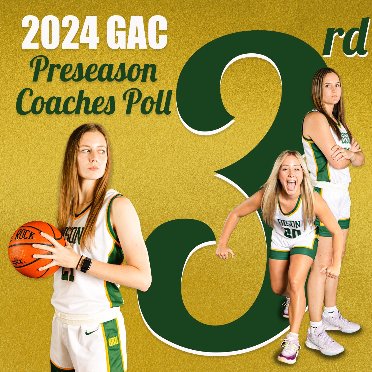 3rd in the preseason, ready to get to work💪😤