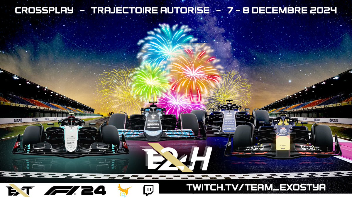 Nous sommes heureux de vous annoncer la deuxième édition de nos 24 heures le 7 et 8 décembre.

Une cagnotte sera mise en place pour l’association que nous représentons.

Le nom de l'association sera bientôt dévoilé!