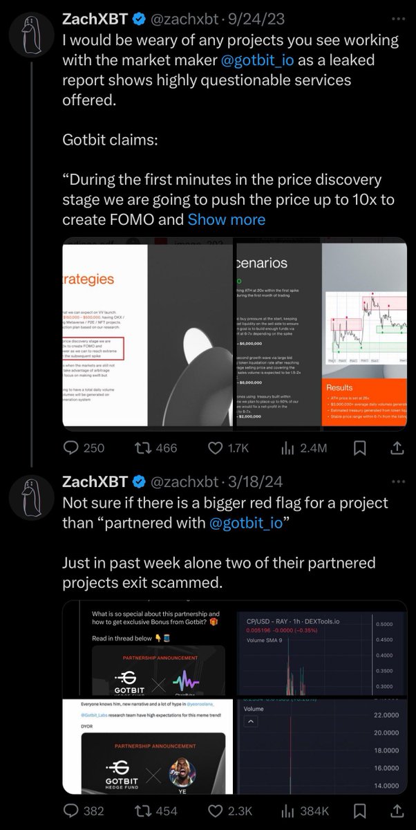 zachxbt's tweet photo. A short story https://t.co/bTPWqK8gec