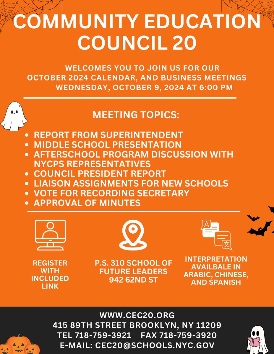 Community Education Council 20 tweet media