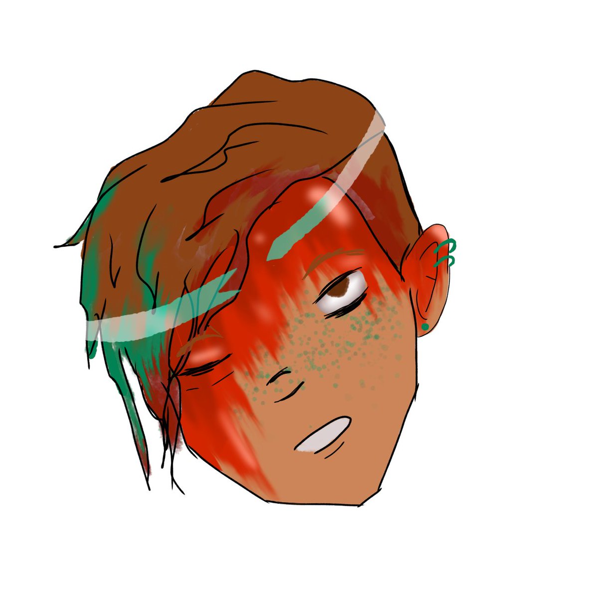 First character done! Give it up for my OC Despair filling in i9! (TW: Blood)