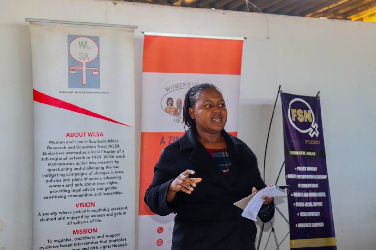 wlsazw's tweet photo. #CYMI: As part of our efforts to amplify women's participation in parliamentary public hearings, WLSA recently conducted a sensitization workshop on the Medical Services Bill with female students from Women's University in Africa
#HerHealth
#HerRight https://t.co/c4PdTxhKYt