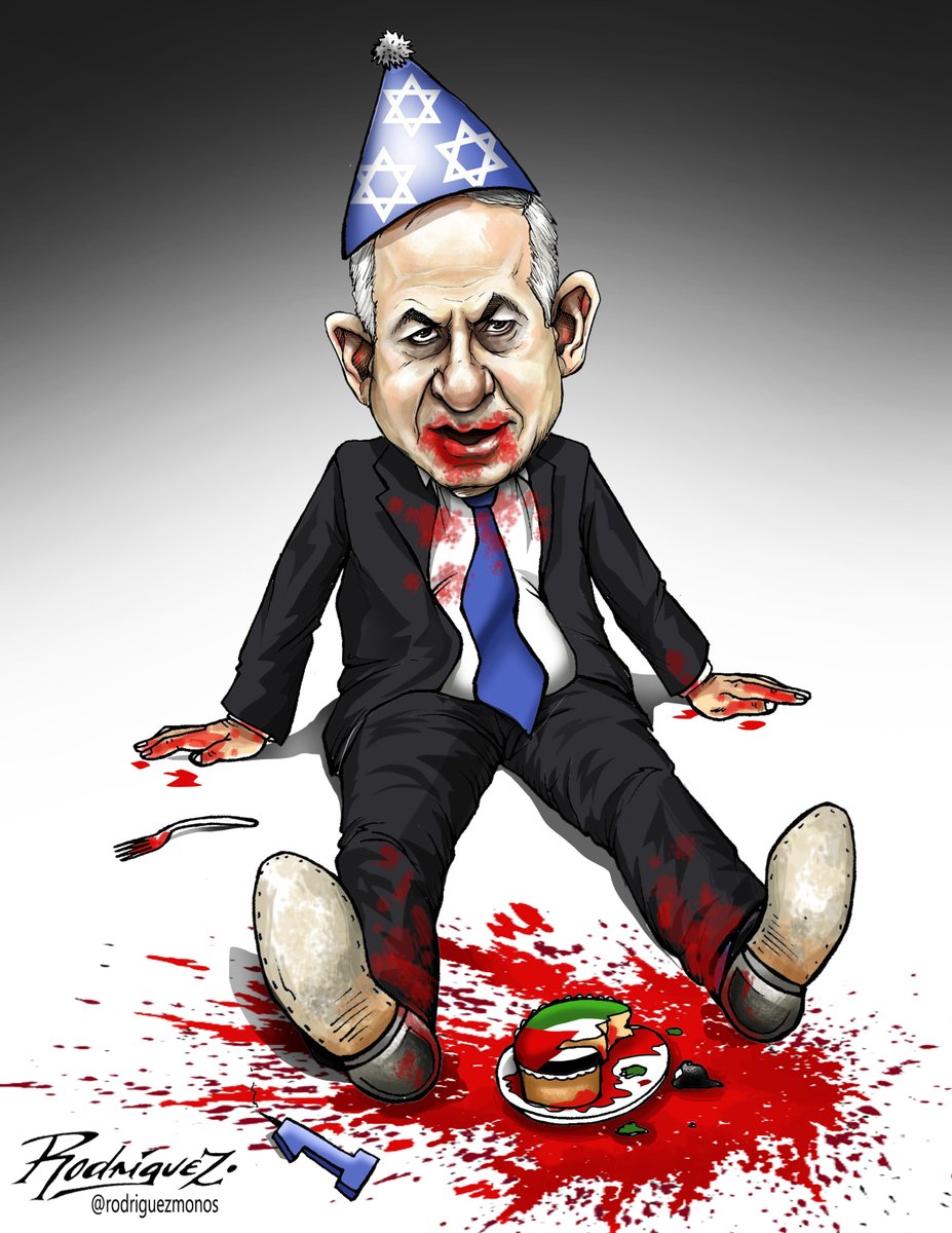 rodriguezmonos's tweet photo. "Un año de genocidio"
Cartón publicado en la revista Proceso en línea, 9/10/24.
#PalestinaLibre #FreePalestine #IsraelTerroristState #GENOCIDIO #GenocidioEnGaza #GazaGenocide‌ #GazaHoloucast #Netanyahu #OneYearGenocide #OneYearOfGenocide #NetanyahuWarCriminal #Gaza https://t.co/gOmtRuE68X