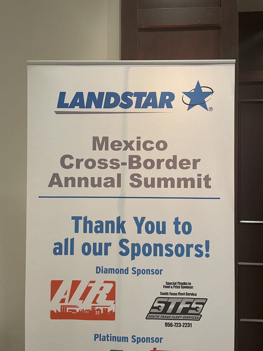 ArceTony's tweet photo. Presenting the Laredo story at today’s Landstar Mexico Cross-Border Summit. #laredoedc #landstar #laredo #econdev https://t.co/5uWanM7icu