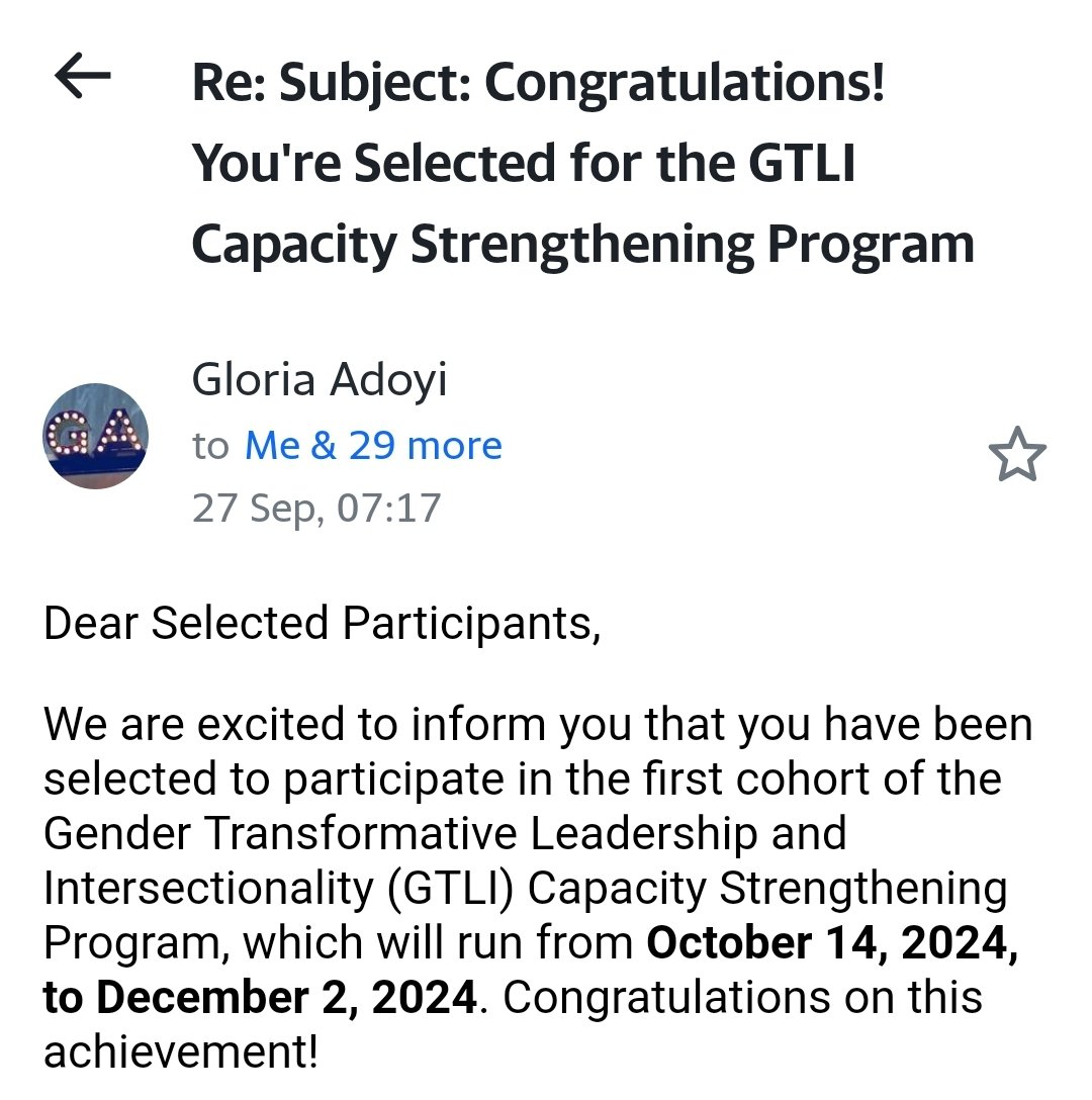 EnoAmbo's tweet image. I am excited to be amongst the very first cohort of 30 participants, selected by @womeninGH to journey through a 7 weeks Gender Transformative Leadership and Intersectionality mentorship program program.
#GenderEquity 
#InclusivePractices
#MedicalLeadership
#HealthImprovement

S