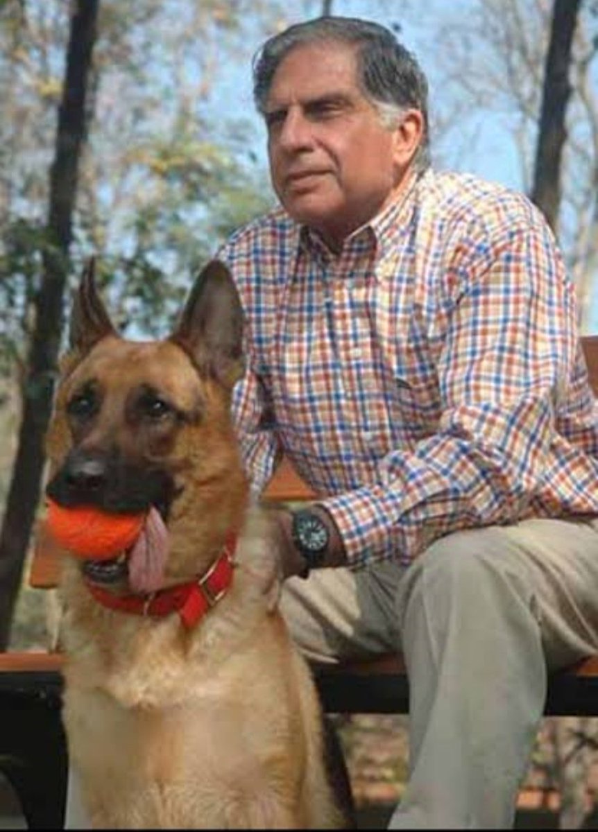 #RatanTata  wasn’t just a titan of industry, but a compassionate soul with a profound love for animals. His absence leaves a void that feels deeply personal.