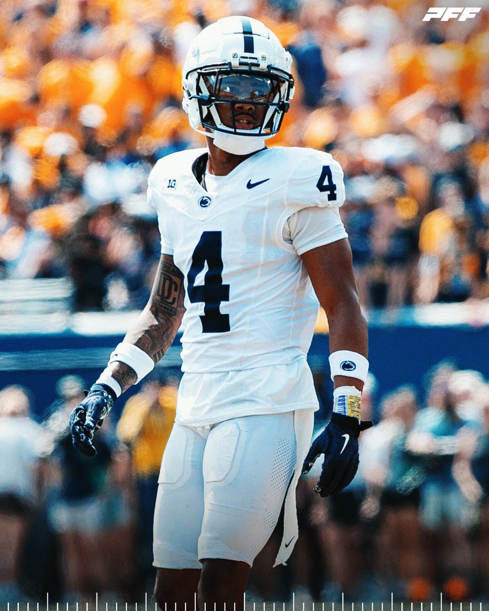 PFF College (@pff_college) on Twitter photo Penn State CB A.J. Harris This Season:
🐾 Zero TDs Allowed
🐾 1 INT | 2 PBUs
🐾 32.9 Passer Rating Allowed
🐾 87.1 Coverage Grade
<a href="/PennStateFball/">Penn State Football</a> Penn State CB A.J. Harris This Season:
🐾 Zero TDs Allowed
🐾 1 INT | 2 PBUs
🐾 32.9 Passer Rating Allowed
🐾 87.1 Coverage Grade
<a href="/PennStateFball/">Penn State Football</a>