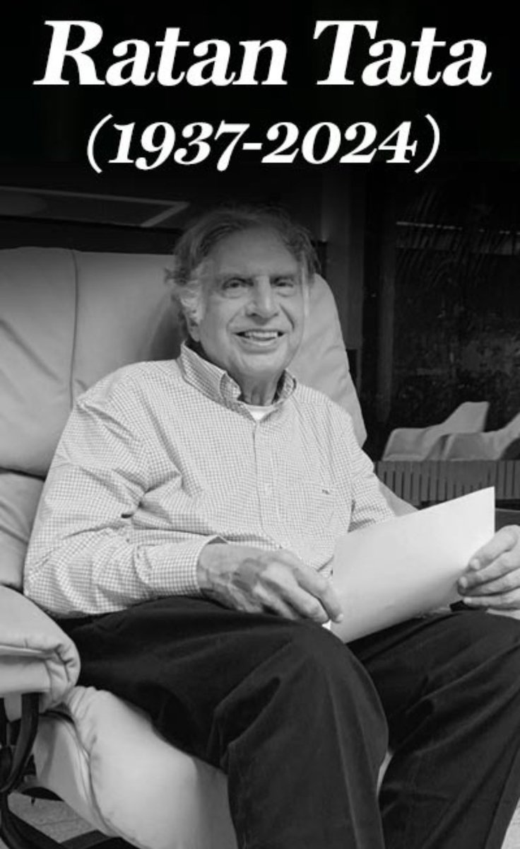 आज ‘भारत’ ने सबसे महान ‘रतन’ खो दिया 💔

#RatanTata #RajivNemaIndori