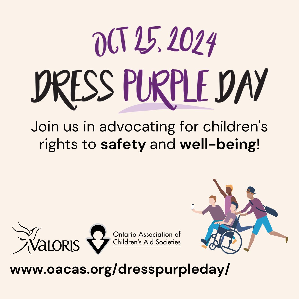 .#DressPurpleDay is coming up on Friday, October 25! Join us as we stand together for the safety and well-being of every child. 💜
valorispr.ca/en/news/idress…