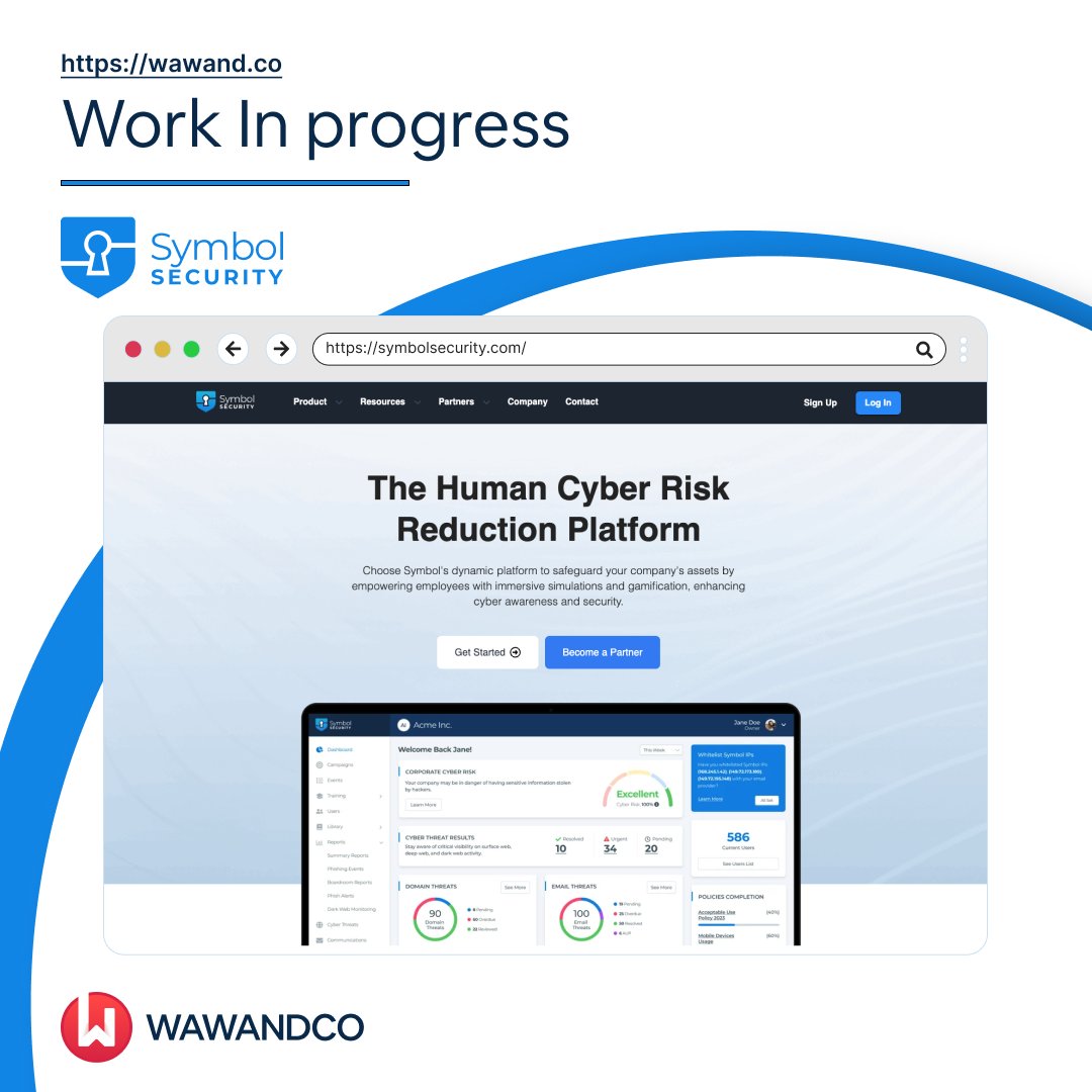 wawandco's tweet photo. Intrigued by this view? Discover our work with #SymbolSecurity, where we've created a sleek, intuitive web design for a top-notch user experience.
Explore the full #CaseStudy on our website: https://t.co/YV0vVbZD9x
#Wawandco #DesignExcellence #WorkInProgress https://t.co/fD2tCwp3zg