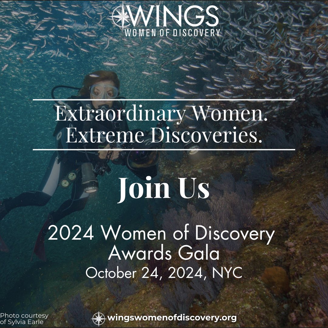 The WINGS Women of Discovery Awards Gala is happening this fall on October 24th at 583 Park Avenue in NYC! 💚💙 You don’t want to miss it!

Click the link below to buy your ticket TODAY &amp; learn more about the events! We hope to see you there.🌟

wingswomenofdiscovery.org/2024-gala/