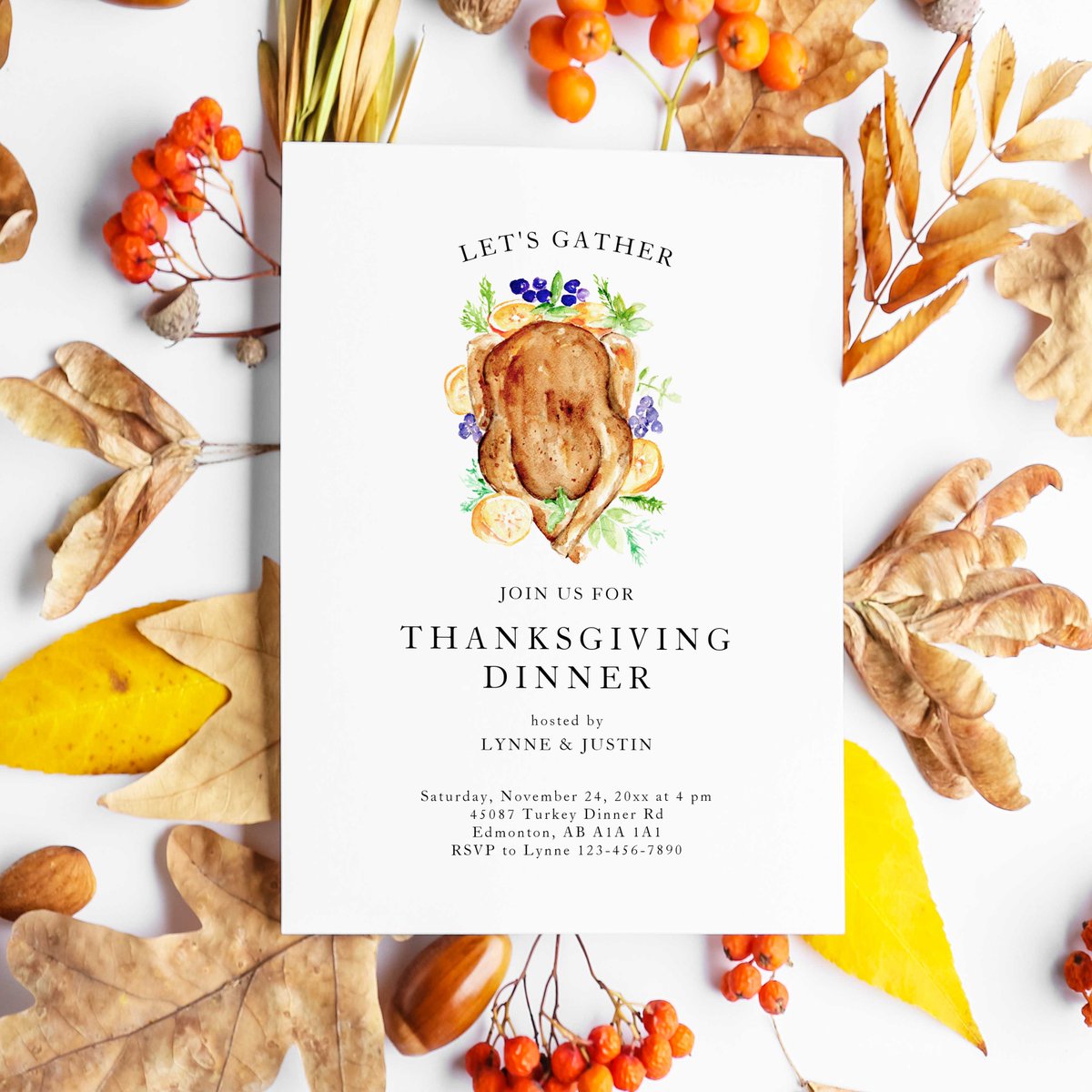 DesignsKristine's tweet photo. Get your friends and family excited for a cozy, festive gathering with my custom Thanksgiving Dinner Invitation—available now on Zazzle!

#zazzlemade #thanksgivinginvitation #shopsmall https://t.co/W8dFKpiZFG