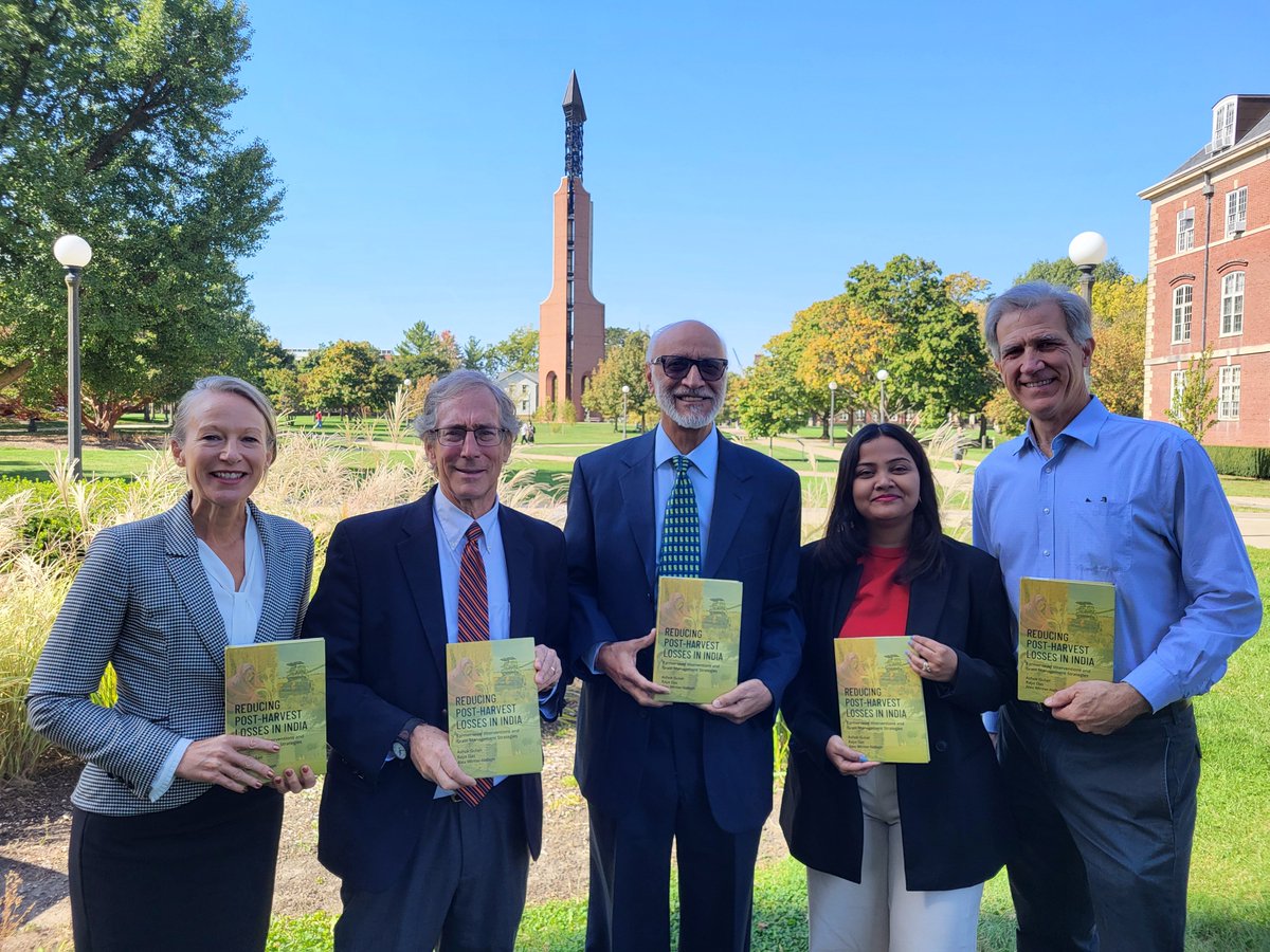 Today we are honored to host guests from <a href="/ICRIER/">ICRIER</a> to participate in meetings and events and celebrate a book launch "Reducing Post-harvest Losses in India" that resulted from an ADMI collaboration. 
You can find the new book here: lnkd.in/gGUxvFi7