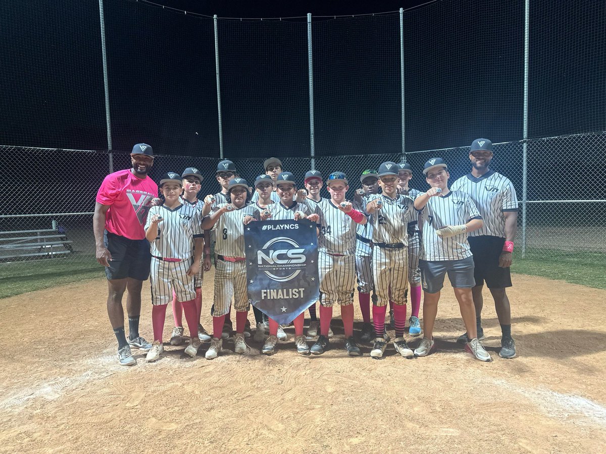 V8baseball's tweet photo. Proud of our 13U team for battling their way to the finals this weekend, finishing 3-2! These boys played their hearts out every game, going up against great competition and never backing down.

Great Work V8! https://t.co/tKny1PMVKD