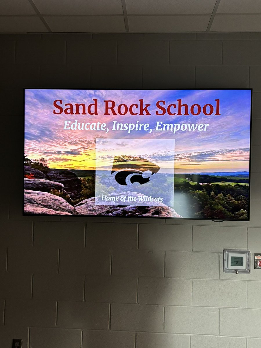 Thank you Sand Rock HS. For promoting Energy Awareness month.  Great partner in our <a href="/Cenergistic/">Cenergistic®</a> Energy Conservation program in our <a href="/cherokeek12/">Cherokee County Schools</a> school.  I appreciate all the staff at Sand Rock for working to cut Energy use and use those funds for education.