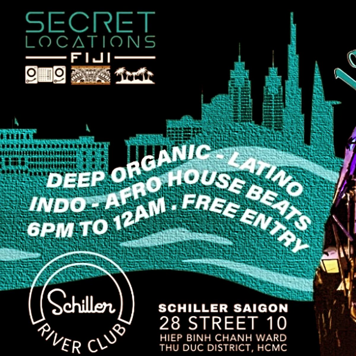 SecretFiji's tweet photo. Secret Locations Fiji Duo

19th October 6pm - Midnight

6 hour Dj set @schillersaigon
Sponsored by @schillerbier
Video Recorded by @saigonvideographer 
Event Promotions by @ftwrco

Let's make it happen!

BIG Vinaka Vakalevu &amp; Lời cám ơn người nào, to the Team, Ben, Chris &amp; Far! https://t.co/dkwnFxDvJI