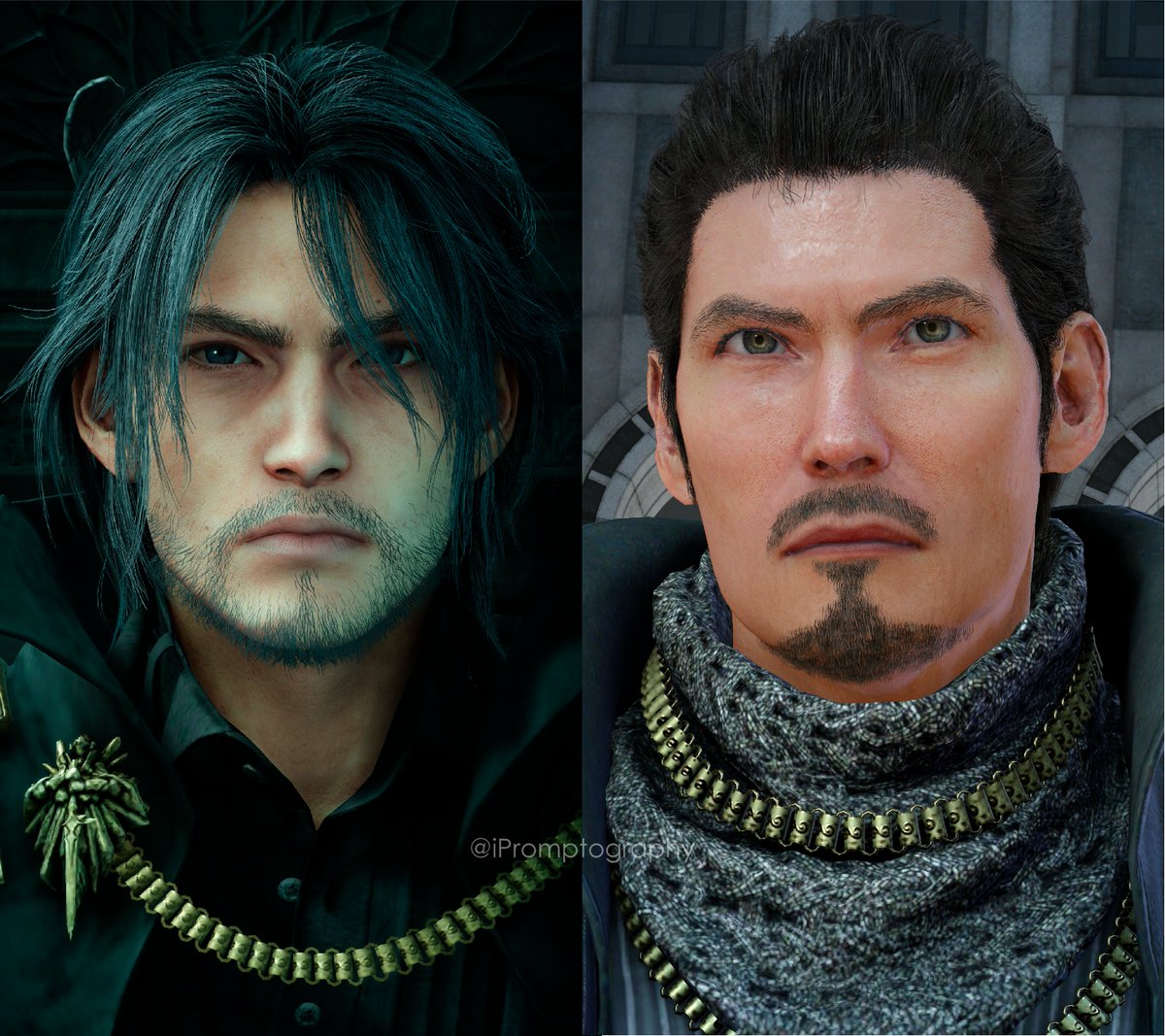 ipromptography's tweet image. #XVtober 
day 4 | differences

#ffxv #ff15